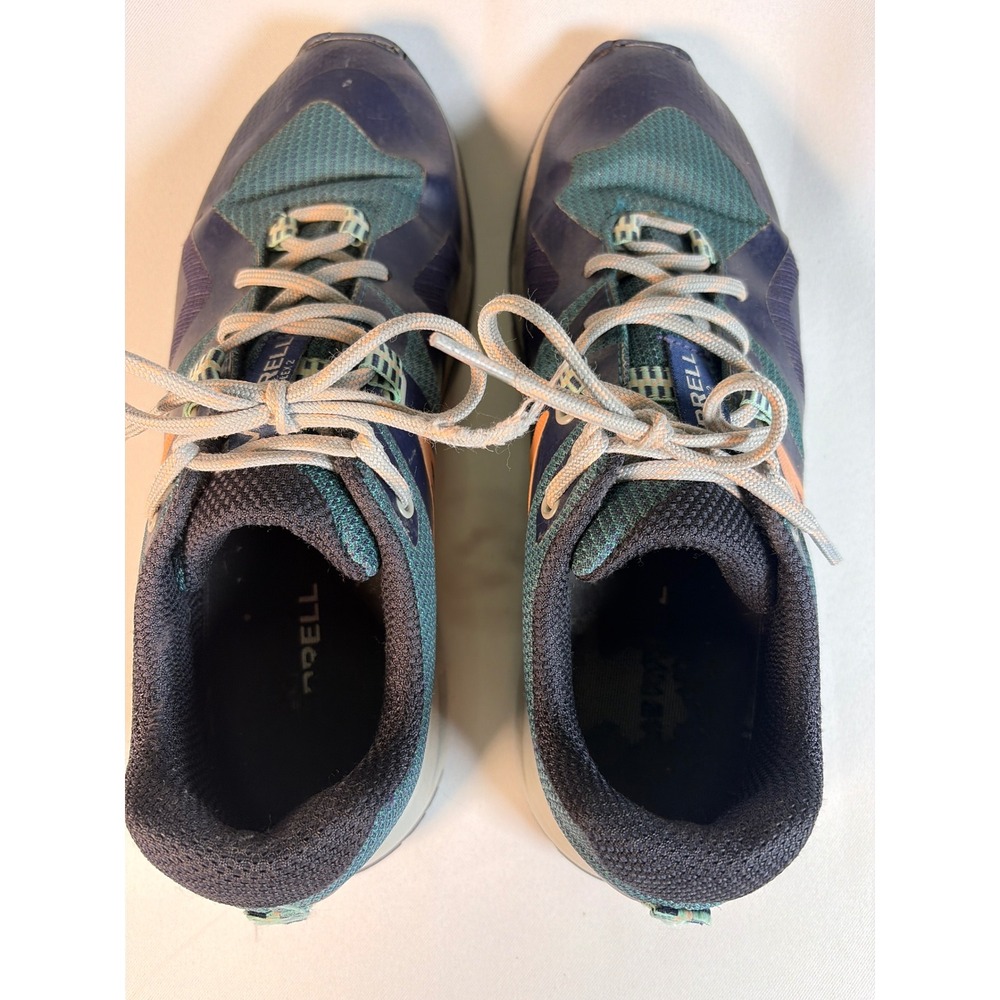 Merrell MQM Flex 2 Gore-Tex Womens 9.5 Trail Running Shoes Teal Navy J033676 - Picture 6 of 8